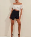 5324 Şort Etek  Siyah