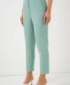 6650 Yüksek Bel Kumaş Pantolon - Mint