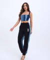 6890 KOT CROP-MAVİ