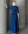 7037 KOT ELBİSE-MAVİ