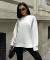Angelina Metalize Sarkaçlı Sweatshirt 8048 -08
