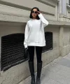 Angelina Metalize Sarkaçlı Sweatshirt 8048 -08