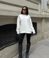 Angelina Metalize Sarkaçlı Sweatshirt 8048 -08