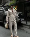 Angelina Oversize Keten Takım 9343-08