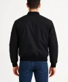Arka Bomber Ceket - Siyah