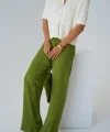 astikli Pantolon  Yeşil