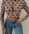 Autumn Cut Out Bluz 3018-08
