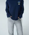 Ayıcık Nakışlı SweatShirt - Lacivert