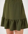 Ayrobin Mini Etek 8054 - Haki