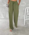Ayrobin Oversize Kadın Pantalon - Mint Yeşili