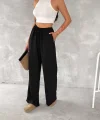 Ayrobin Oversize Kadın Pantalon - Siyah