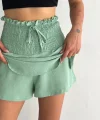 Ayrobin Şortlu Etek - Su Yeşili
