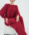 Ayrobin Tunik Pantolon Alt Üst Takım 6712 - Bordo
