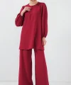 Ayrobin Tunik Pantolon Alt Üst Takım 6712 - Bordo