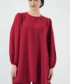 Ayrobin Tunik Pantolon Alt Üst Takım 6712 - Bordo