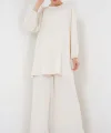 Ayrobin Tunik Pantolon Alt Üst Takım 6712 - Ekru