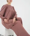 Ayrobin Tunik Pantolon Alt Üst Takım 6712 - Gül Kurusu