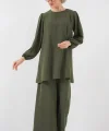Ayrobin Tunik Pantolon Alt Üst Takım 6712 - Haki