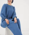 Ayrobin Tunik Pantolon Alt Üst Takım 6712 - İndigo