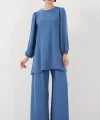 Ayrobin Tunik Pantolon Alt Üst Takım 6712 - İndigo