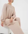 Ayrobin Tunik Pantolon Alt Üst Takım 6712 - Krem