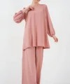 Ayrobin Tunik Pantolon Alt Üst Takım 6712 - Somon