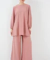 Ayrobin Tunik Pantolon Alt Üst Takım 6712 - Somon