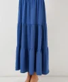 Ayrobin Uzun Etek 8048 - İndigo