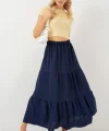 Ayrobin Uzun Etek 8048 - Lacivert