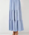 Ayrobin Uzun Etek 8048 - Mavi