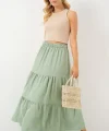 Ayrobin Uzun Etek 8048 - Mint