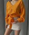 Bağlama Detaylı Gömlek