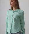 Basic Gömlek - Mint