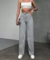 Basic Üç İplik Eşofman Pantolon - Gri