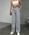 Basic Üç İplik Eşofman Pantolon  Gri
