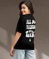Baskılı Oversize Tshirt  iyah