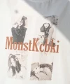 Baskılı T-Shirt - Krem