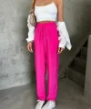 BE ATİK DETAYI ODA KUAŞ PANTOON  Fuşya