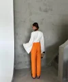 BE ATİK DETAYI ODA KUAŞ PANTOON  Orange