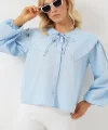 Bebe Yaka Gömlek 20314 - Mavi