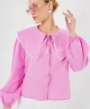 Bebe Yaka Gömlek 20314 - Pembe