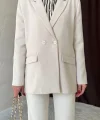 Bej Blazer Ceket