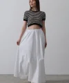 Belden astikli A Kesim Etek  Beyaz