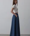 Belden astikli A Kesim Etek  İndigo