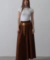 Belden astikli A Kesim Etek  Kahve