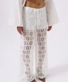 Beli Bağcıklı Dantel Pantolon