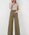 Bol Paça Yüksek Bel Palazzo Pantolon