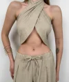 Çapraz Bağlamalı Keten Crop