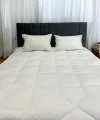 Çift Kişilik Doğal Yün Yorgan ve Yastık Takımı - Beyaz
