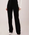 Cırt Kapama Detaylı iyah Pantolon